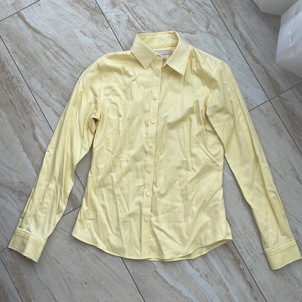 COPY - Light yellow button up top